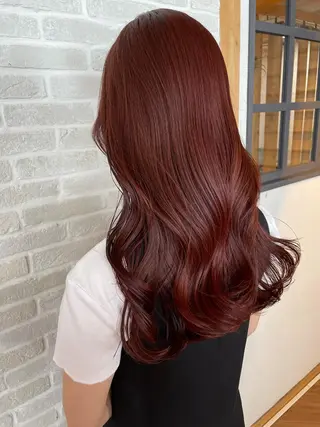 セミロング little×PORTO三宮所属・🧡/艶髪/桑原 拓也/ショート/🧡のヘアスタイル