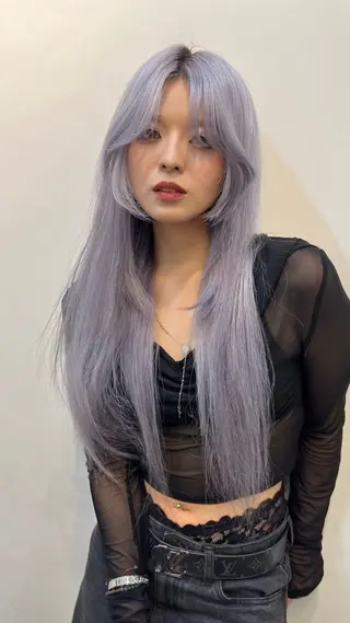 ロング カラー belle   表参道　terrace所属・抜きっぱなしブロンド /ハイトーン/カナタのヘアスタイル