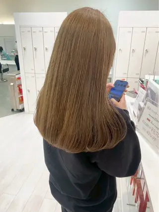 ロング カラー Parve Mix 森 美遥🇰🇷🩶のヘアスタイル