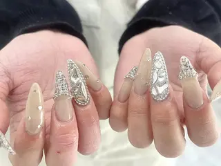 ネイル na🎀🎀na ちゅるちゅるのネイルデザイン