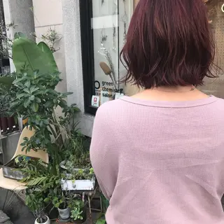 ショート 艶髪color💎髪 質改善ストレート大吉のヘアスタイル