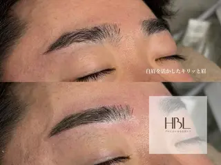 メンズ アイブロウ 韓国肌管理BEAUTY-SALON Teena【ティーナ】ララピール/毛穴/脱毛所属・心斎橋眉毛サロン hiyoriの眉毛・アイブロウイメージ