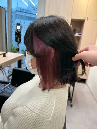 ミディアム カラー 🪞個室サロン/韓国 艶髪/keito🪞のヘアスタイル