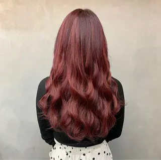 セミロング CS made by SHACHU栄店所属・❤️‍🔥シールエク ＋カラー京❤️‍🔥のヘアスタイル