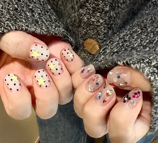 ネイル By moonネイル 🌷ワンホン/韓国風のネイルデザイン