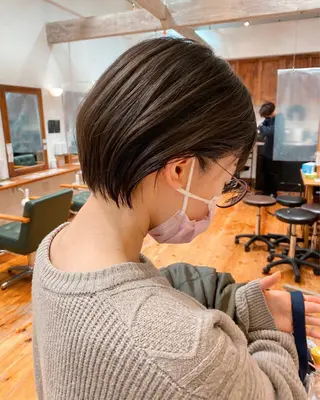 ショート カラー メンズカット特化柏駅 徒歩3分LOUのヘアスタイル