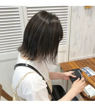 ショート カラー ボブ/salut町田 🧡kanaのヘアスタイル
