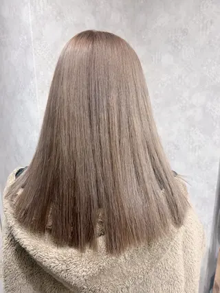 ミディアム カラー ヘアアレンジ 💕ブリーチ/ヘアメ 🎀YUUKAのヘアスタイル