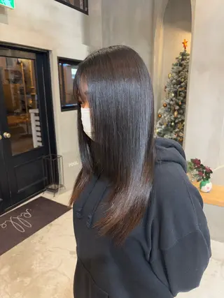 ロング 小西 萌々香のヘアスタイル