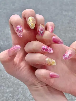 ネイル うるま市サロン Yuko Izawaのネイルデザイン