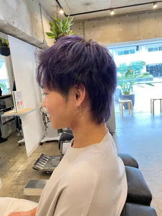 カラー 💈メンズカット 神保町💈志賀 隼樹のヘアスタイル