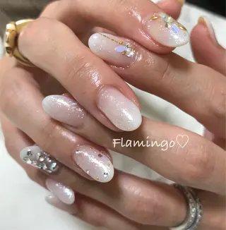 ネイル 浮きにくいフィルイン ｜上品シンプルネイルのネイルデザイン