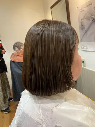 ショート MOLLASALON 浅香山店所属・髪質改善カラー 縮毛矯正🤍辻桃加のヘアスタイル