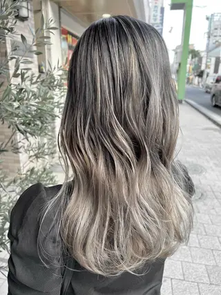 ロング カラー 増子 幹樹のヘアスタイル