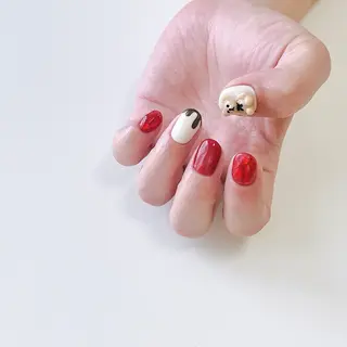 ネイル いちごパフェ ゆいのネイルデザイン