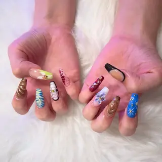 ロング mao .のネイルデザイン