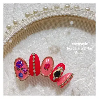 ミディアム ネイル 👑enen style👑のネイルデザイン