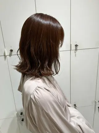 ミディアム カラー 透明感カラー🫧 nanohaのヘアスタイル