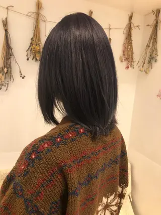 ミディアム カラー はだゆうき @hadadan08のヘアスタイル