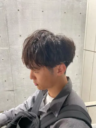 パーマ メンズ シャドウパーマ/ 波巻パーマYu-Kiのヘアスタイル