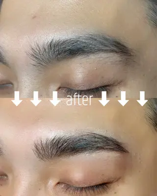 メンズ アイブロウ Reika メンズ眉×HBLの眉毛・アイブロウイメージ