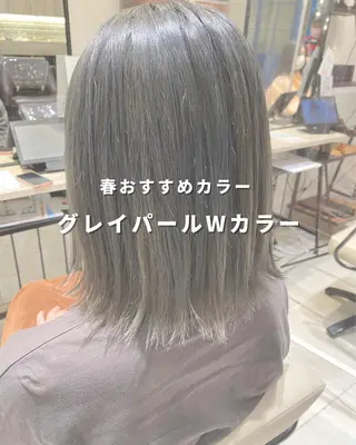 ミディアム カラー 長津 健一郎のヘアスタイル