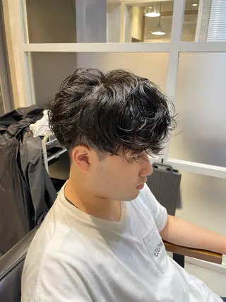 ショート メンズパーマ🌟 吉澤慶一郎のヘアスタイル