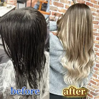 ロング カラー ギャルの革命児 秀斗のヘアスタイル