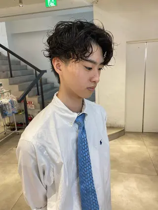 パーマ メンズ 新宿【メンズパーマ】 塩澤太一のヘアスタイル