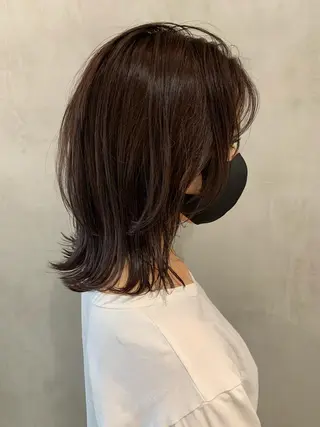ミディアム カラー アンニュイヘア🪽 ayumiのヘアスタイル