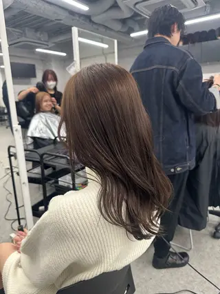 ロング 韓国ヘア忠実再現/ 韓国ヘア/tomoのヘアスタイル