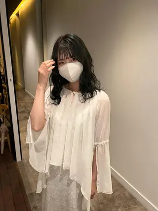 ミディアム カラー CURIO/南船場 /RIN💈🍎のヘアスタイル