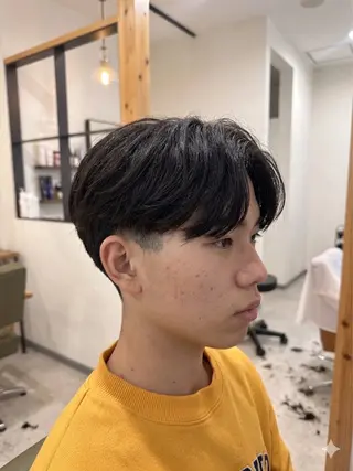 ミディアム メンズ メンズパーマ /メンズ/Renのヘアスタイル