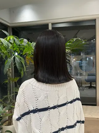 ミディアム 🦖ミニボブ/ボブ /MOEKA🦕のヘアスタイル