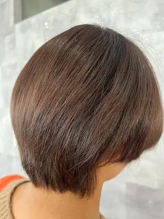 ショート 髪質改善カラー🎀 アイブロウ✨麗華のヘアスタイル