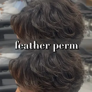 ショート パーマ メンズ 🖤Ayumi🖤 メンズ特化❤️‍🔥のヘアスタイル