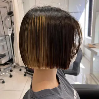 ショート メンズ 【センターパート/ マッシュ】ryokaのヘアスタイル