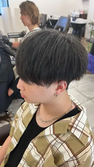 ショート カラー メンズ 🏆メンズヘア特化 🥇代表りんぺーのヘアスタイル