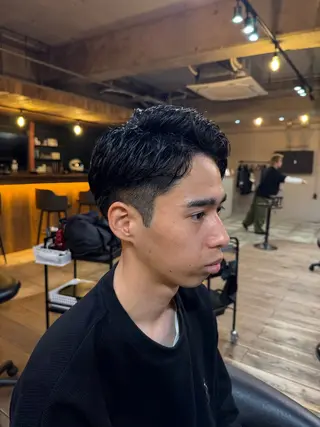 ショート メンズ Mio"VEGA所属・メンズ/マッシュ センターパート/悠羽のヘアスタイル