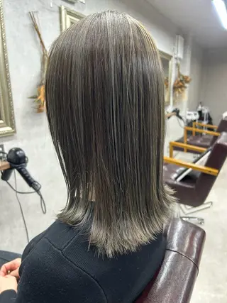 ミディアム カラー Lien 深井店のヘアスタイル