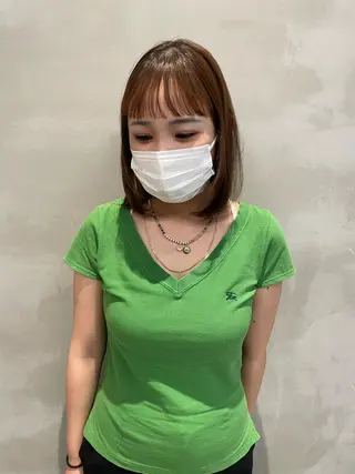 ミディアム wewe: momoeのヘアスタイル