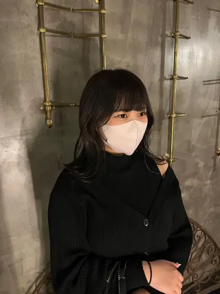 ミディアム カラー HAIR MAKE  miel所属・🫧透明感カラー🫧 SHINSEIのヘアスタイル