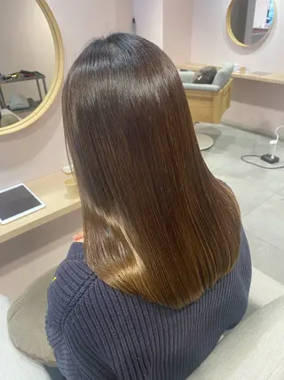 セミロング nagisa /縮毛矯正のヘアスタイル