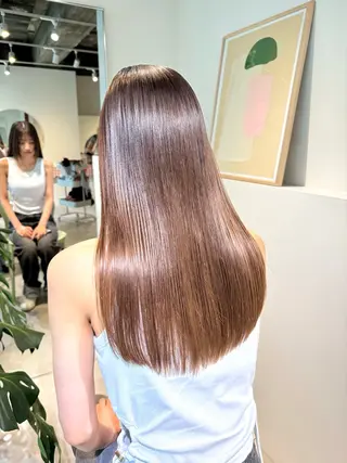 ロング 髪質改善スペシャリス ト長尾勇弥/梅田中津のヘアスタイル