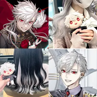 ロング カラー SALOWIN池袋East店3F所属・インナーカラー 推し ブリーチ  髪質改善のヘアスタイル