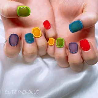 ネイル ☁️BLITZ 🎀笠原雪音🎀のネイルデザイン