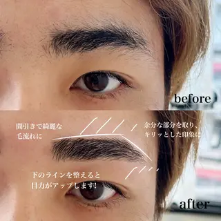メンズ アイブロウ マツエク・LED・まつげパーマ専門店EyeWish所属・shiori/耳ツボ /美眉/まつ毛パーマのマツエク・マツパデザイン