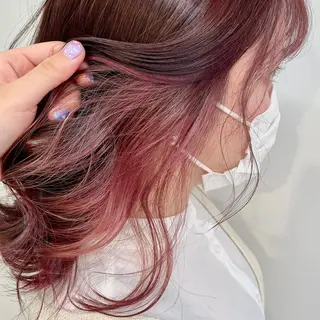 ミディアム カラー ヘアアレンジ 💕上野美容師☁ ブリーチ💖サワのヘアスタイル