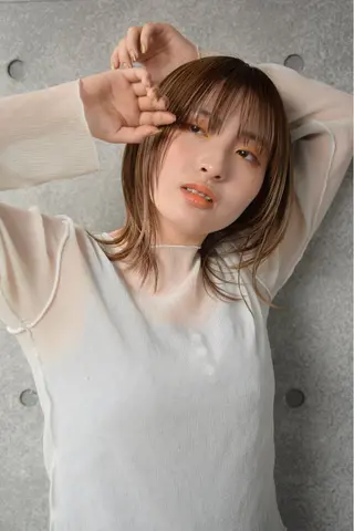 ミディアム カラー SALOWIN武蔵小杉所属・クスノキ ヤスタカのヘアスタイル