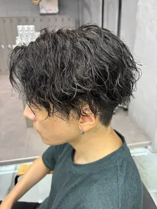 ショート パーマ メンズ ⚜️メンズ 特化Towa⚜️のヘアスタイル